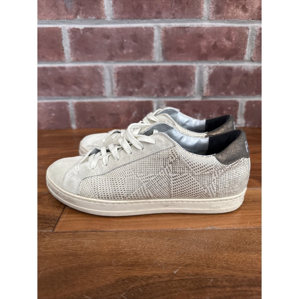 P448 John Women's Prisma Sneakers EU 37 US 7 Suede Low-Top Made in Italy